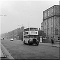 Wallasey Corporation bus 41 on Park Road North, Birkenhead ? 1967