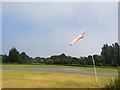 Wind sock and runway, LEC airfield Bognor Regis