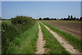 Track leading to Gale Carr Lane