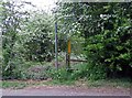 Footpath northwards from Kirby Lane