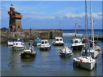SS7249 : Lynmouth : Lynmouth Harbour by Lewis Clarke