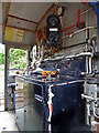 Dartmoor Railway - cab of an 08 diesel electric shunting engine