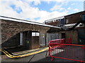 Western Power Distribution electricity substation in Cwmbran town centre