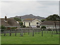 Carn Llidi behind house in Brynteg, St Davids