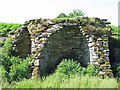 Old lime kiln near Birkshaw - arches (2)