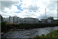 River and dairy factory