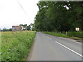 Road approaching West Woodend