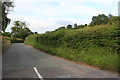 The lane to Burcombe off the A30