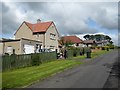 Pebbledash houses on East Oakwood