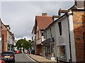 The middle of Droitwich High Street