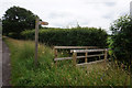 Footbridge on Sleights Lane