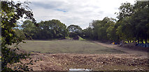 SE1823 : Liversedge Cemetery extension under construction by habiloid