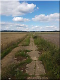 SP6309 : Bridleway at the abandoned airfield by R Blackburn