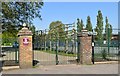 TQ5840 : Gates, St john's Recreation Ground by N Chadwick