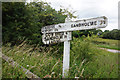 Road sign on Sandholme Road at Landing Lane