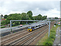 Skipton train passing Armley