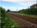 Railway track towards Silkstone Common station