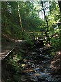 Footbridge in Porter Clough