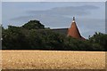 Fake oast kiln at Demelza Hospice