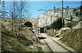 SK3455 : Bowes-Lyon Bridge under construction, 1982 by Alan Murray-Rust