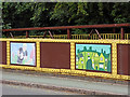 Murals on Castlecroft Road Bridge in Wolverhampton