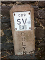 Sluice valve marker on Conway Road, Llanrhos