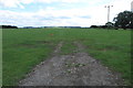 Pasture and powerlines by Blackgrove Farm