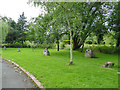 Memorial rocks at Lawnswood cemetery