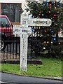 Direction Sign ? Signpost on the B1249 Front Street in Langtoft