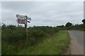 Signpost at Shaptor Cross