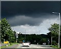 SD6810 : Road Junction and Stormy sky by Philip Platt