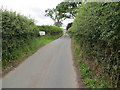 Southwaite Road entering Low Hesket