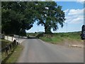 Entrance to caravan site south of Ebear Bridge