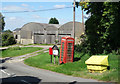 Phone Box, Parish Notices etc. at Idstone