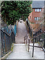 Steps down from Greenway to Stokes Road, E6