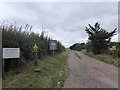 Looking from Rectory Lane towards Snoreham Hall