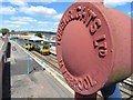 Footbridge detail, Caerphilly station