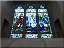 TM1714 : St James, Clacton: stained glass window (6) by Basher Eyre
