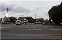 TQ7988 : Common Approach at the junction of Hart Road by David Howard