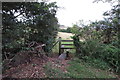 Stile on the footpath to Charndon