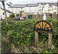 Valley Initiative Scheme sign at the edge of Clarence Place Car Park, Pontypool