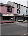 Adjacent hairdressers and barbers, Clarence Street, Pontypool