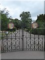 Entrance to the park, Maldon