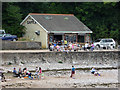 SX9265 : Cafe at Babbacombe Beach by Chris Allen