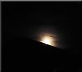 J3527 : Near full moon rising over Slieve Donard by Eric Jones