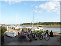 Relaxing on the quay: mid July 2020