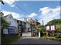 Looking from the churchyard into the High Street