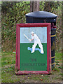 Demounted inn sign, The Cricketers, Bradwell