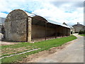 Barn undergoing restoration, Cocklebarrow Farm