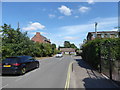 Looking eastwards along De Vere Lane